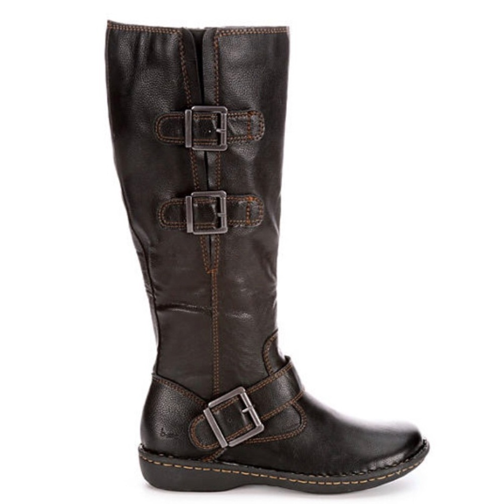Cute BOC Virgina tall leather wide calf boots 9.5m